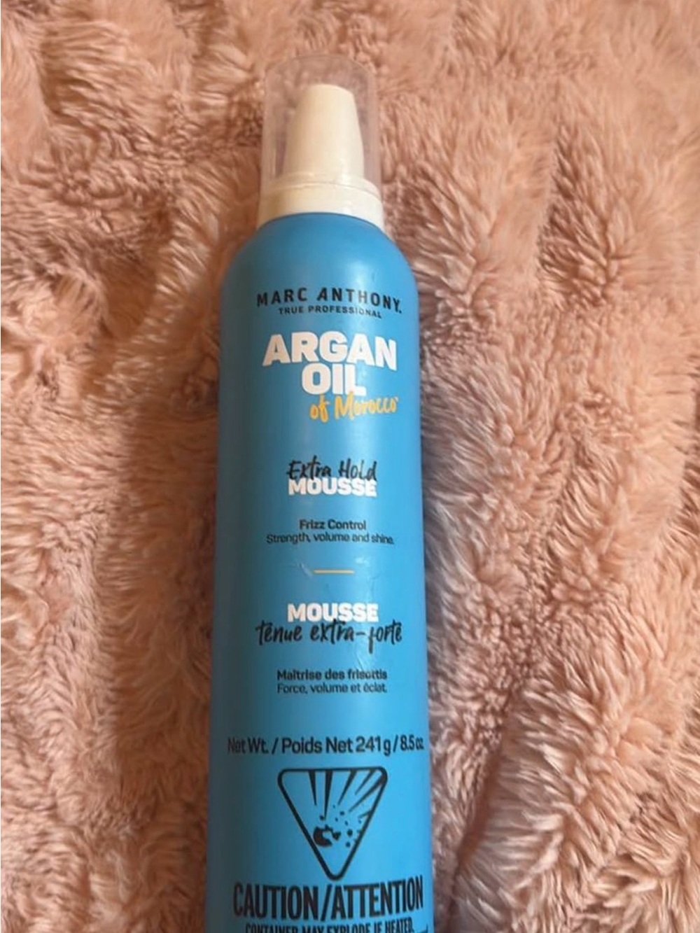 Marc Anthony Argan Oil Extra Hold Mousse - Blue